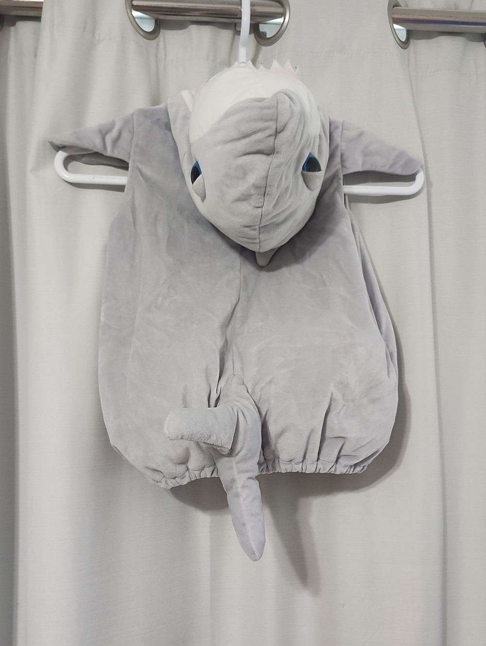 Halloween Kids Plush Shark Costume - Light Gray